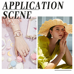 36шт 9 стиля латунных соединителей подвески и наборы подвесок KK-AR0003-15