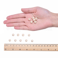 Природных шарики древесины&nbsp;WOOD-Q017-8mm-06-LF