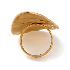 Ионное покрытие (ip) 304 нержавеющая сталь каплевидной формы открытые манжетные кольца&nbsp;RJEW-M047-09G