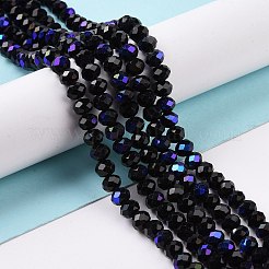 Chapelets de perles en verre opaque de couleur unie&nbsp;EGLA-A044-P8mm-L18