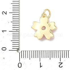 Подвески из латуни с прозрачным фианитом&nbsp;KK-H255-06G-03