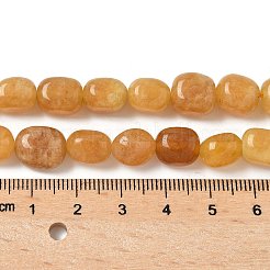 Окрашенные природные малайзии нефрита бисер нитей&nbsp;G-P528-I15-01