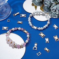 16 шт. 4 стиля латунных застежек для часового ремешка&nbsp;KK-SC0005-97