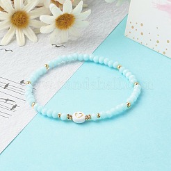 Perle di vetro si estendono braccialetti&nbsp;BJEW-JB06576-03