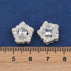 Многожильные звенья из латуни с паве из кубического циркония ZIRC-F145-05S-01