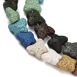 Бусы из натуральной лавы&nbsp;G-G347-02A