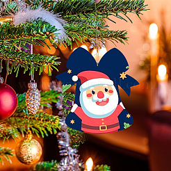 Незаконченный 1 комплект деревянных подвесных украшений&nbsp;WOOD-SP0001-31I