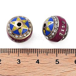 Золотые покрытием сплава горный хрусталь бисер FIND-E046-06G