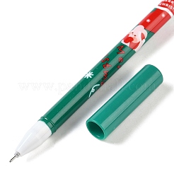 Weihnachtlicher Gelstift aus Kunststoff&nbsp;AJEW-L097-01B