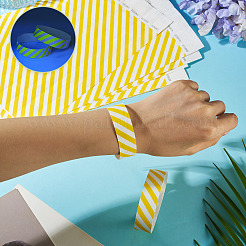 Bracelets jetables en papier&nbsp;BJEW-TAC0075-002C