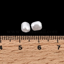 Perles d'imitation perles en plastique ABS&nbsp;PL-CBA8DB3-01