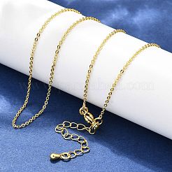 Латунные кабельные цепи ожерелья MAK-P011-01G