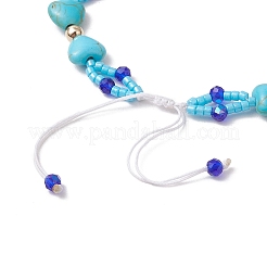 Браслеты из бисера в форме ромба и цилиндра&nbsp;BJEW-MZ00145-02