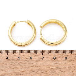 Латунные английском замке Серьги-кольца&nbsp;EJEW-F260-01B-G