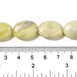 Fili di perle giada limone naturale&nbsp;G-B078-G04-02