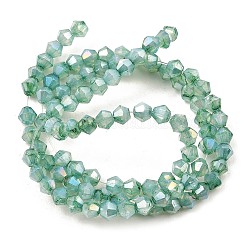 Abalorios de vidrio jade de imitación hebras&nbsp;GLAA-P058-02A-03