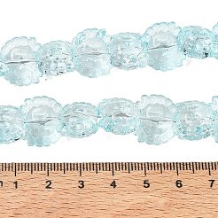 Perles de verre transparentes en filaments&nbsp;GL-CBA17FF-02K