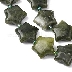 Natürlichen grünen Jade Perlen Stränge&nbsp;G-K359-E06