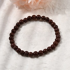 Браслеты из натуральной кофейной яшмы&nbsp;BJEW-A153-01A