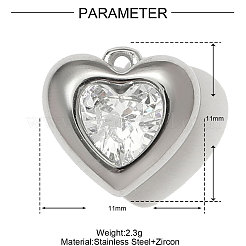 Подвески из стекла из нержавеющей стали 304&nbsp;GLAA-OY001-37P