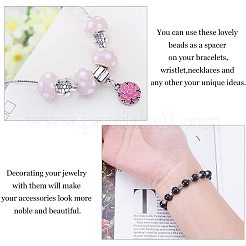 Сплавочные овальные бусины тибетского стиля  TIBEB-PH0004-50