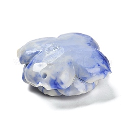 Подвески-коннекторы в виде резных цветов из синтетической ракушки&nbsp;SHEL-D081-01C