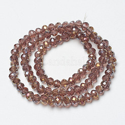 Гальванизируйте прозрачное стекло бисер нитей&nbsp;EGLA-A034-T6mm-H16