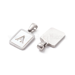 Colgantes de concha pavé de acero inoxidable 304&nbsp;STAS-G327-01P-A