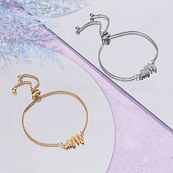 Набор для самостоятельного изготовления браслета со слайдером Word Mom Link DIY-UN0003-70