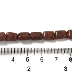 Fili di perline di sesamo rosso naturale&nbsp;G-G085-A14-01