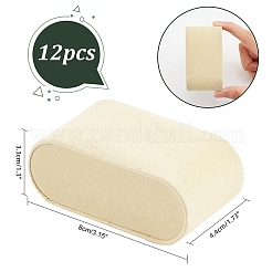 Флокированные витрины для ювелирных изделий с подушками для часов ODIS-WH0017-083