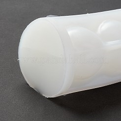 Diy halloween thema schädelförmige kerzenherstellung silikonformen&nbsp;DIY-M033-02