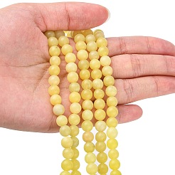 Натуральные нефритовые бусины&nbsp;G-H1631-6MM