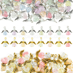 30шт. подвески-сердечки из акрила PALLOY-FS00024