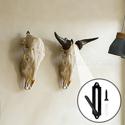 Ganci da parete in osso di animale in acciaio al carbonio&nbsp;AJEW-WH0816-619EB