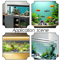 4 stücke 2 taschen harz aquarium höhle stein micro landschaft szene ornamente&nbsp;DJEW-GO0001-14