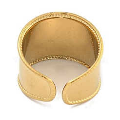 Кольцо-манжета из нержавеющей стали 304 для женщин RJEW-U014-16G