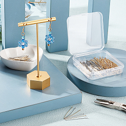 400 шт. 2-х цветные штифты из нержавеющей стали 304 с плоской головкой STAS-PH0004-58