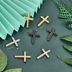 30 шт. 3-цветные литые стразы многорядные звенья FIND-CA0007-80