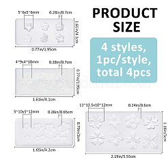 4шт 4 стиля 3D силиконовые Молды&nbsp;MRMJ-FH0001-50