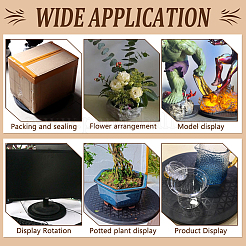 Пластиковый проигрыватель проигрывателей с подшипником «Ленивая Сьюзен»&nbsp;FIND-WH07149-01A