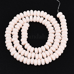 Непрозрачные с напылением стеклянные бусины&nbsp;GLAA-ZX008-6mm-18H