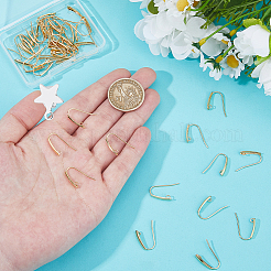 50 шт. крючки для сережек из нержавеющей стали 304&nbsp;STAS-HS0001-14