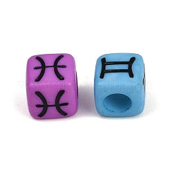 Непрозрачные акриловые бусины&nbsp;OACR-H052-03C