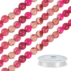 Kits de fabrication de bracelets en perles de jaspe naturel&nbsp;DIY-TA0002-69F