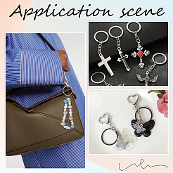 30 шт. 6 стиля железных разъемных колец&nbsp;IFIN-SP0001-20A