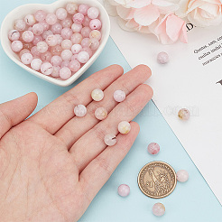 3 нити бусин натурального имитации розового опала G-HY0001-63