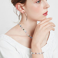 375 шт. 15 вида круглых бусин из натуральных камней&nbsp;G-NB0002-90