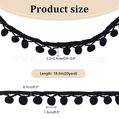 Хлопковые ленты DIY-WH0580-33B