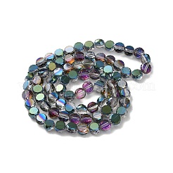 Стеклянные бусины с гальваническим покрытием &nbsp;EGLA-C010-01A-HP02